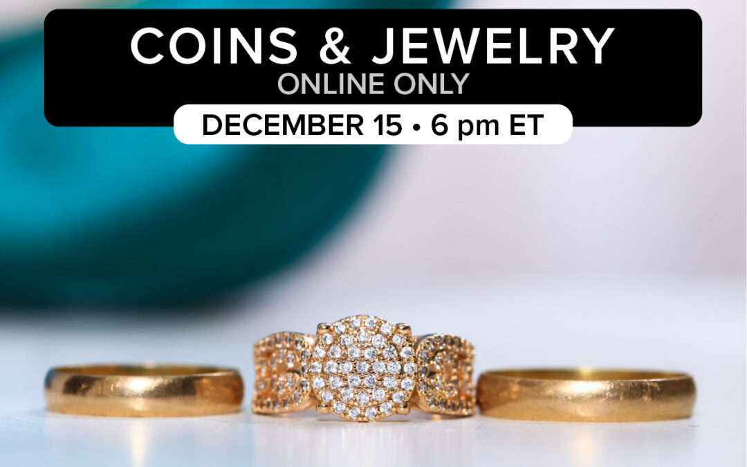 Coins, Jewelry, & Collectibles – Dec.15