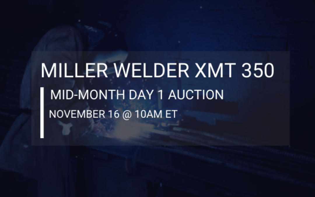 Miller Welders In Mid-Month Day 1 Auction