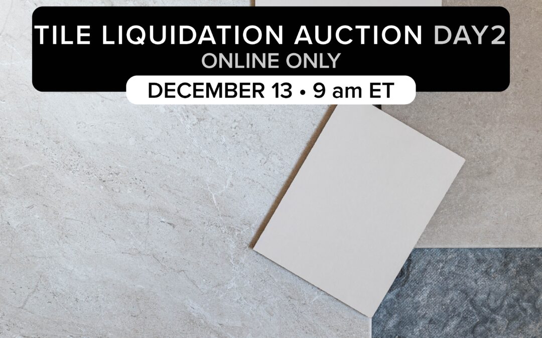 Tile Liquidation Auction: Day 2