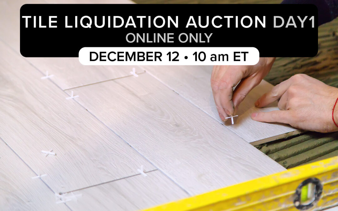 Tile Liquidation Auction: Day 1