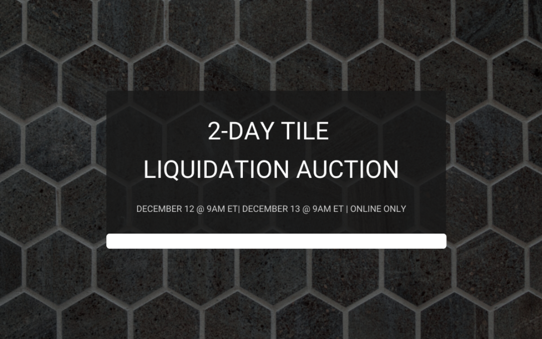 2-Day Tile Liquidation Auction
