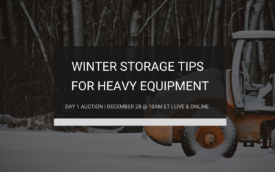 Winter Storage Tips for Heavy Equipment