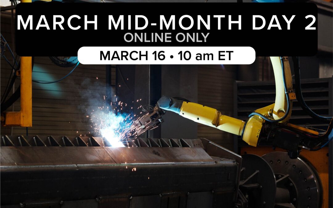 March Mid-Month Day 2 Auction | March 16