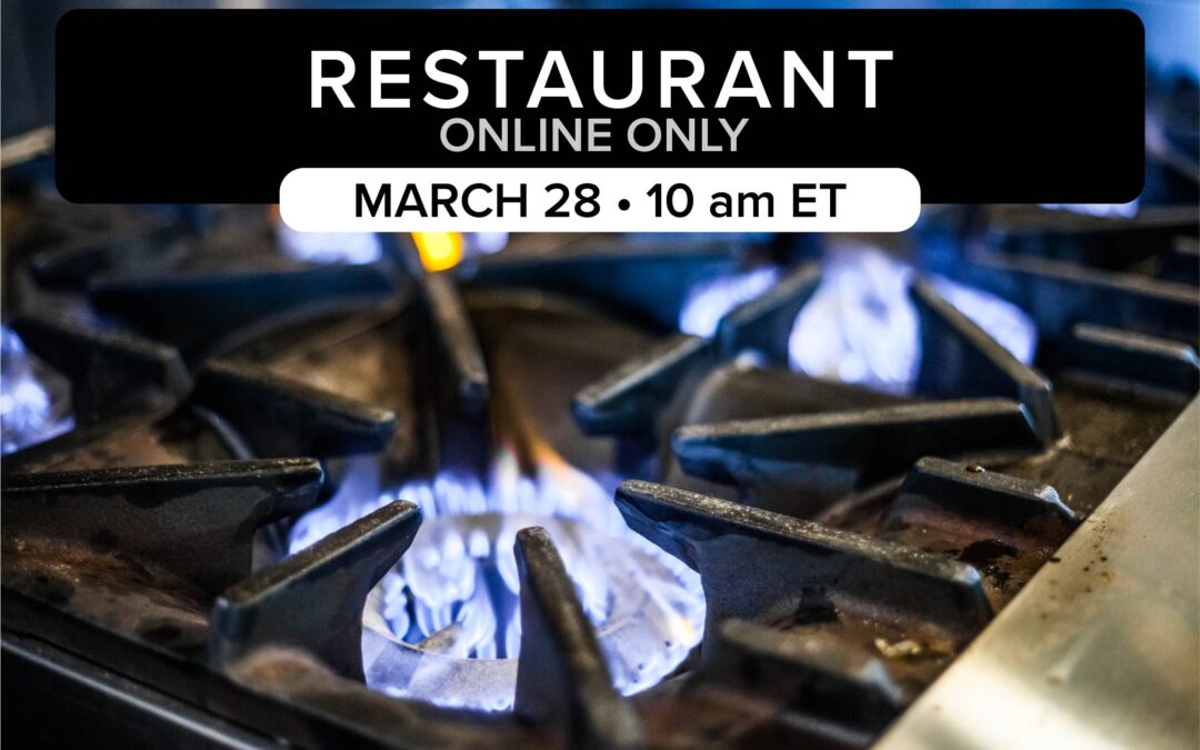 Restaurant Equipment | March 28