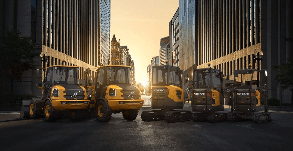 Volvo electric equipment lineup