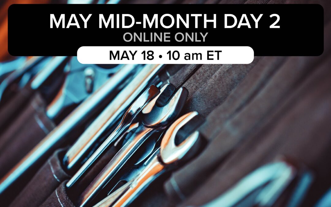 May Mid-Month Day 2 Auction | May 18