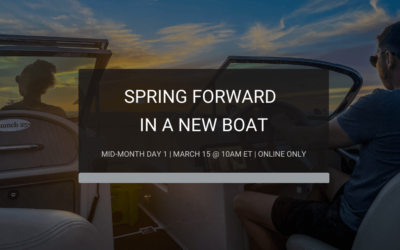 Spring Forward in A New Boat