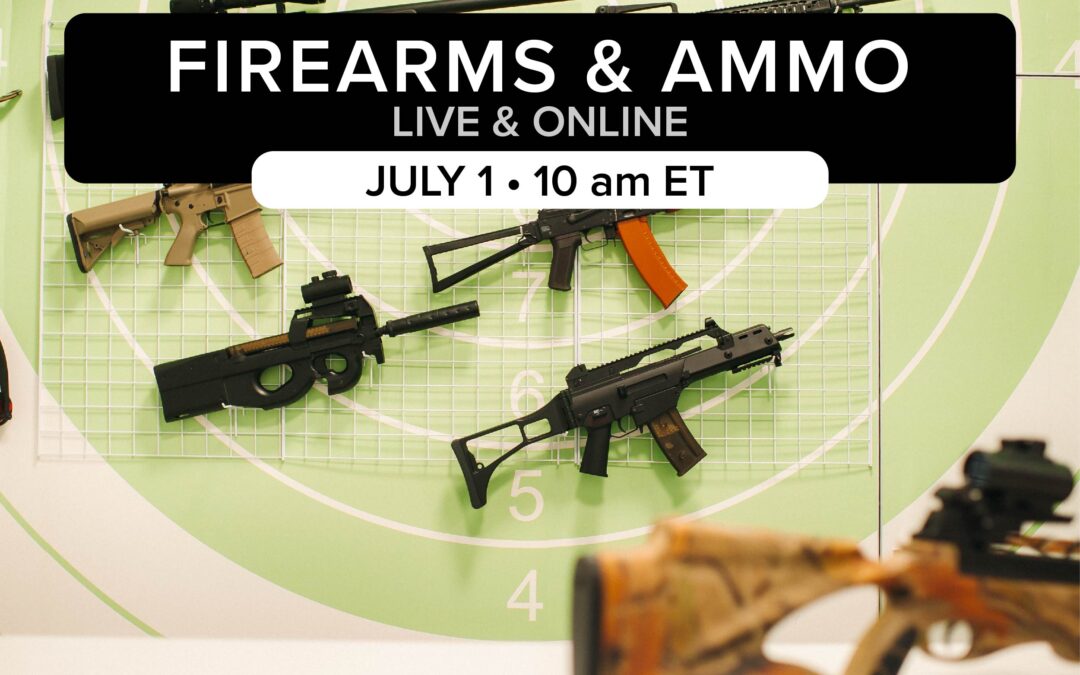 Firearms, Ammo, & Accessories Auctions | July 1