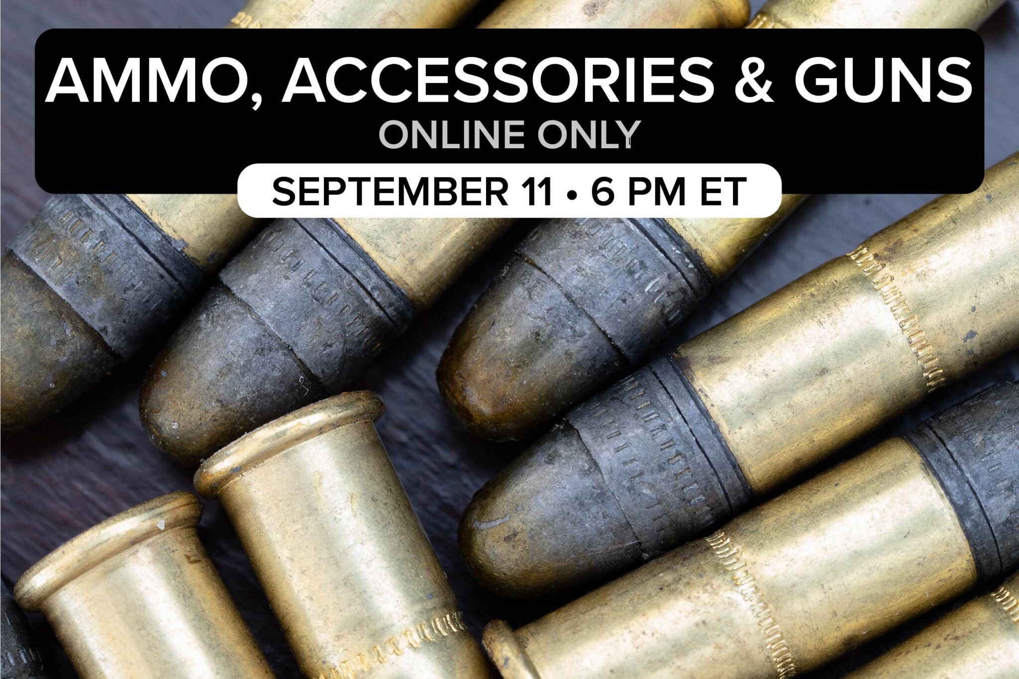 ammo, accessories, and guns on September 11, 2023