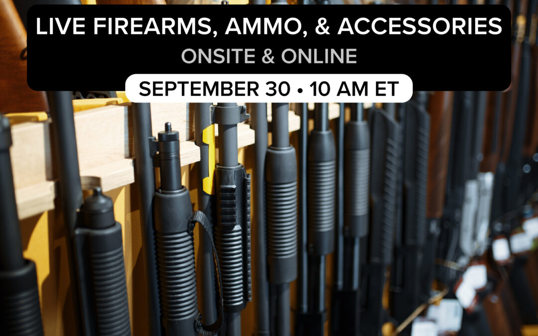 LIVE Firearms, Ammo & Accessories | September 30