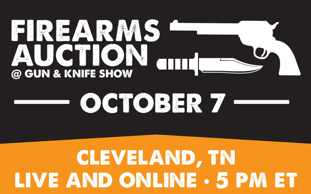 LIVE Firearms Auction at Gun & Knife Show | October 7
