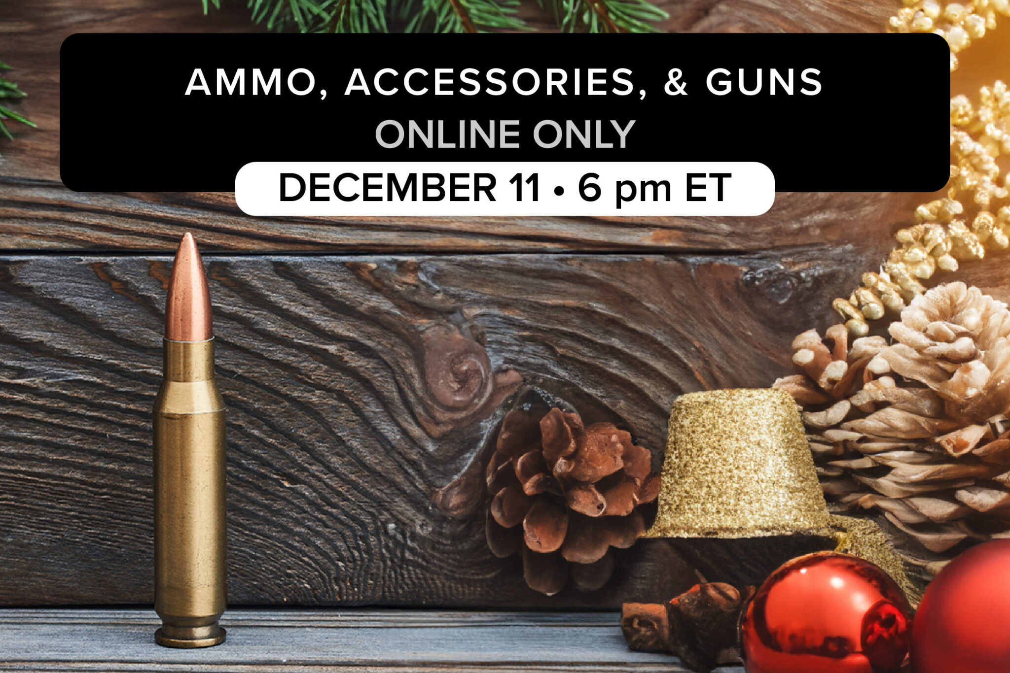 Ammo, Accessories, & Guns Auction | December 11
