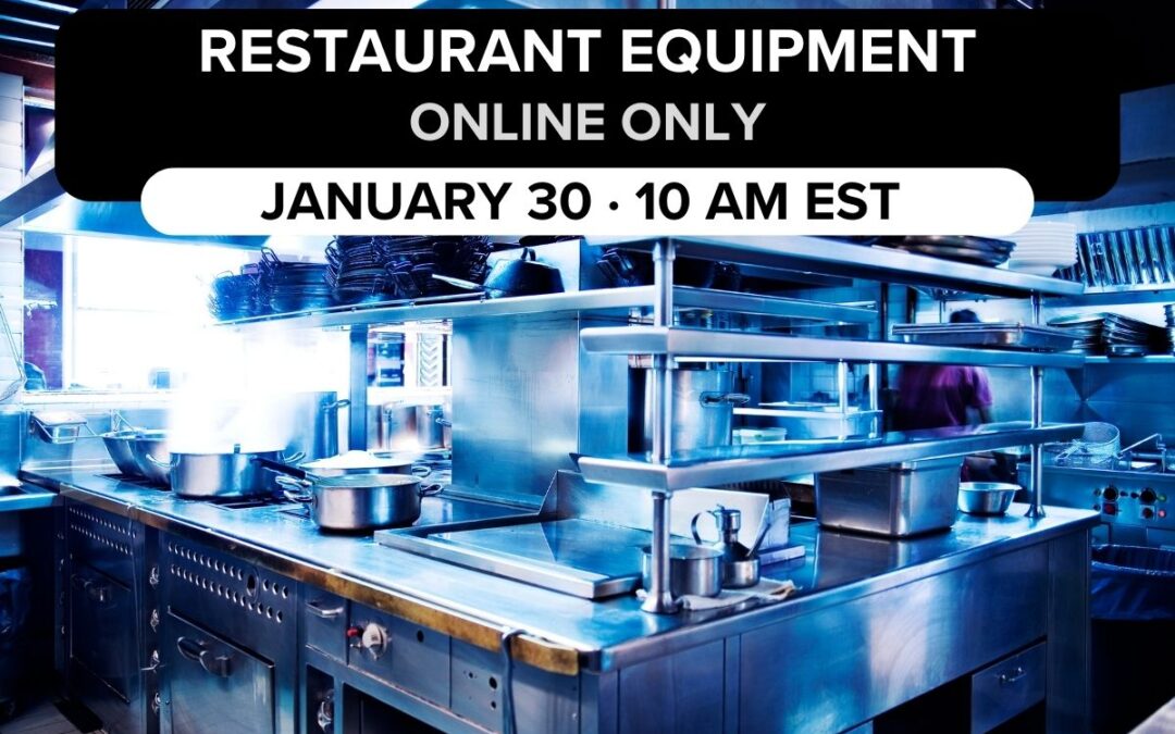 Restaurant Equipment | January 30