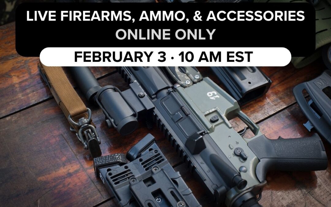 Firearms, Ammo, & Accessories | February 3