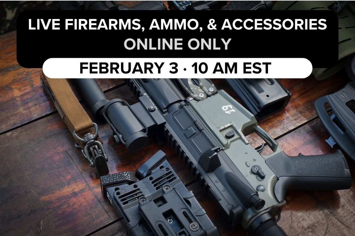 LIVE Firearms, Ammo, & Accessories | February 3