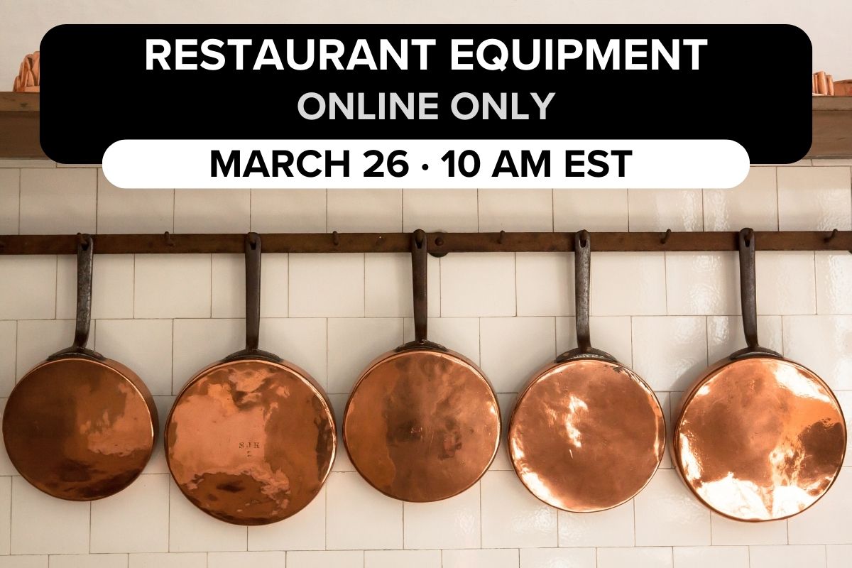 Restaurant Equipment | March 26