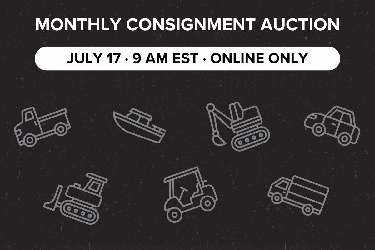 Monthly Consignment Auction | July 17
