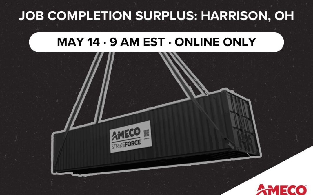 From Harrison, OH: Job Completion Surplus by AMECO | May 14