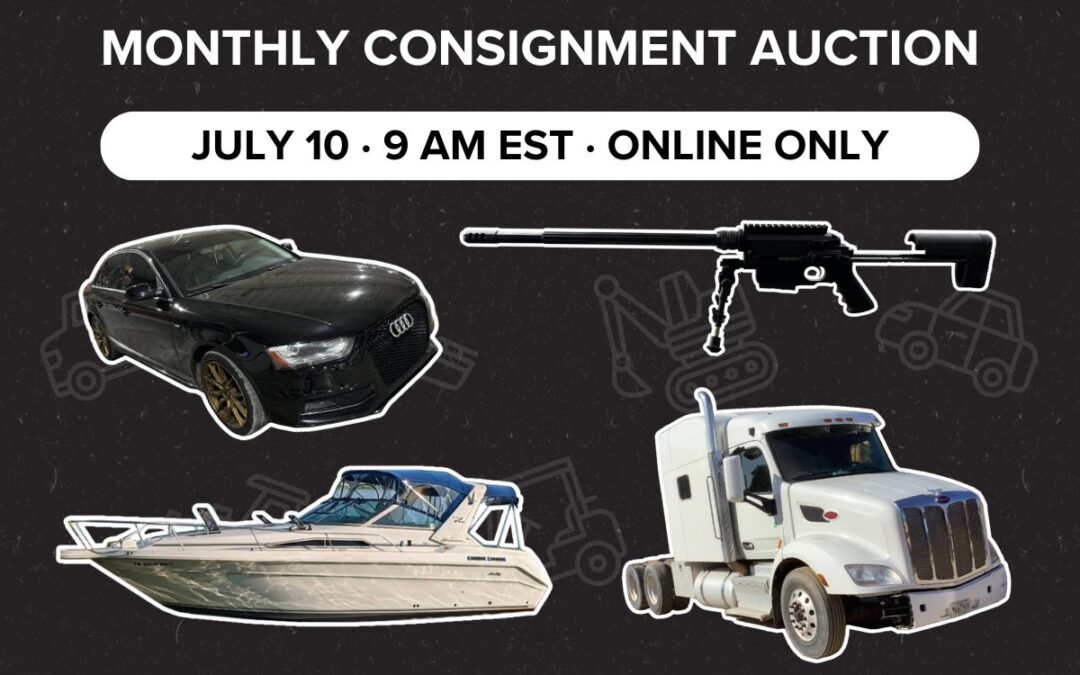Monthly Consignment Auction | July 10