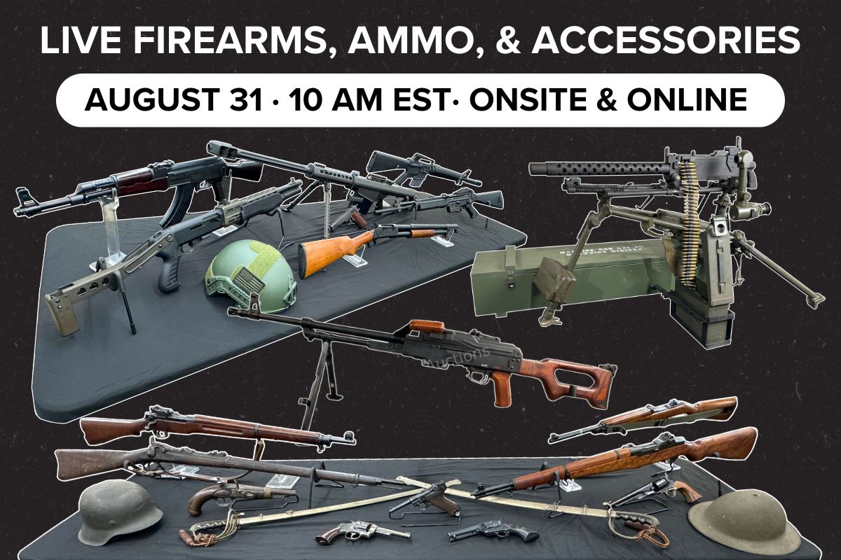 LIVE Firearms, Ammo, & Accessories | August 31
