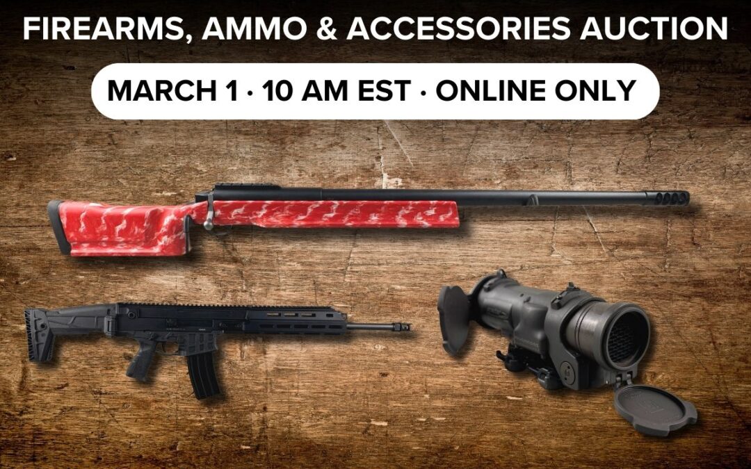 Firearms, Ammo, & Accessories Auction | March 1