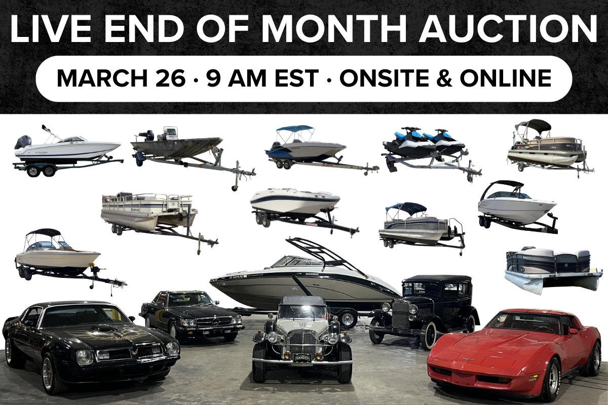 LIVE End of Month Auction | March 26