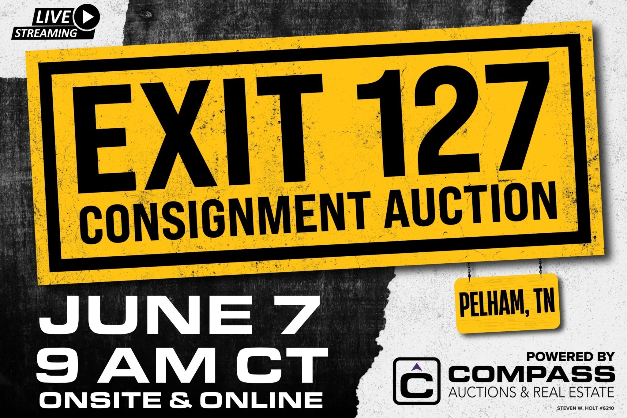Exit 127 Consignment Auction | June 7