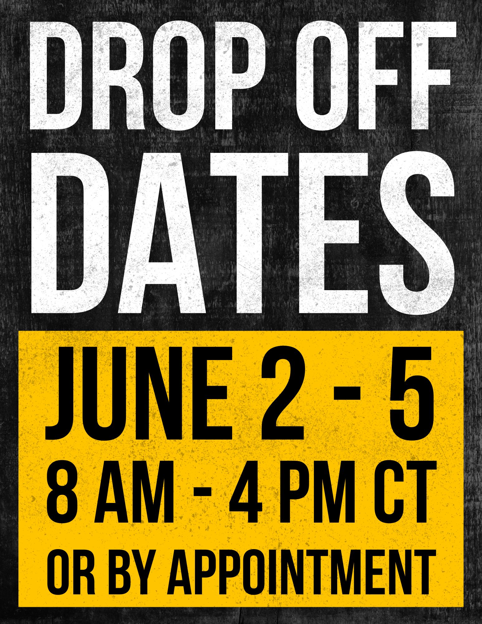 Exit 127 Drop Off Dates