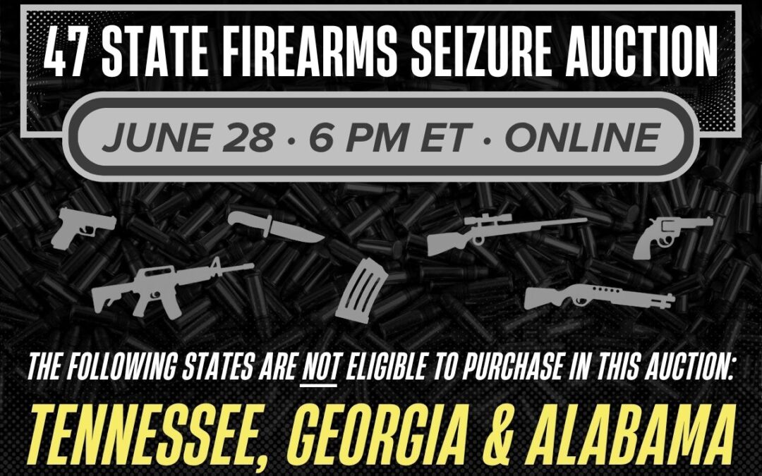 47 State Firearms Seizure Auction | June 28